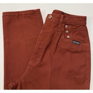 Rockies Western Bareback Jeans Women's Fits 26x37 Rodeo Cowgirl Tagged 29/9 Rust